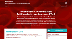 Desktop Screenshot of antithromboticassessment.org